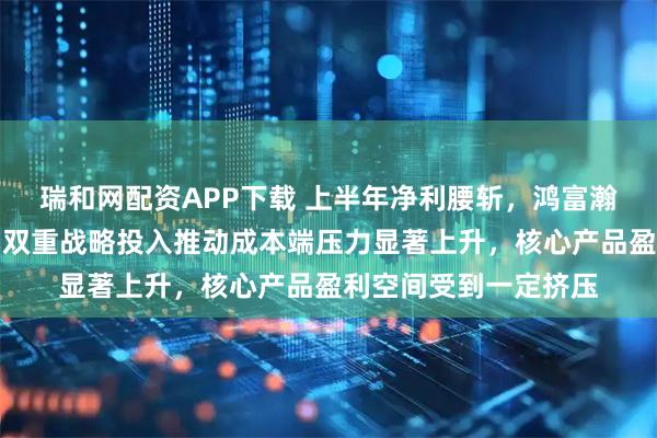 瑞和网配资APP下载 上半年净利腰斩，鸿富瀚回应业绩下滑原因：双重战略投入推动成本端压力显著上升，核心产品盈利空间受到一定挤压