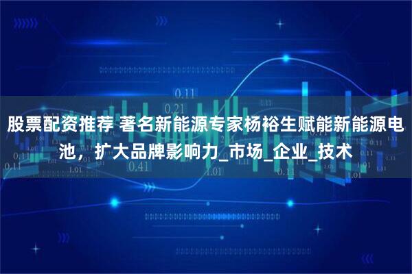 股票配资推荐 著名新能源专家杨裕生赋能新能源电池，扩大品牌影响力_市场_企业_技术